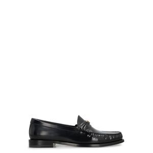 CELINE Men's Leather Penny Loafer Shoes Men BLACK Moccasins